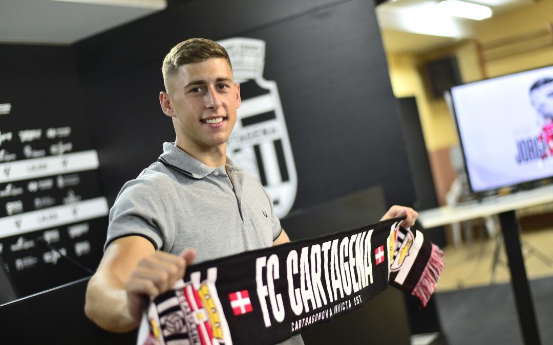 Presentación oficial de JORGE MORE con el FC Cartagena